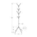 Monarch I 2057 Coat Rack - Black IMAGE 10