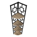 Monarch I 3611 62" Bookcase - Dark Taupe/Black IMAGE 5