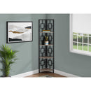 Monarch I 3611 62" Bookcase - Dark Taupe/Black IMAGE 8