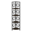 Monarch I 3612 62" Bookcase - Espresso/Black IMAGE 1