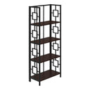 Monarch I 3617 62" Bookcase - Espresso/Black IMAGE 1