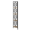 Monarch I 3621 62" Bookcase - Dark Taupe/Black IMAGE 2