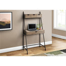 Monarch I 7332 Computer Desk - Dark Taupe/Black IMAGE 9