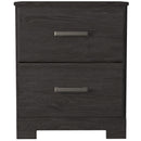 Signature Design by Ashley Belachime B2589-92 Two Drawer Night Stand IMAGE 1