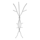 Monarch I 2061 74" Coat Rack - Hammered Silver IMAGE 5