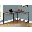 Monarch I 7391 58" Computer Desk - Brown Reclaimed/Black IMAGE 8