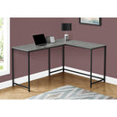 Monarch I 7392 58" Computer Desk - Grey Stone-Look/Black IMAGE 8