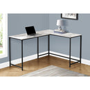 Monarch I 7393 58" Computer Desk - White Marble/Black IMAGE 8