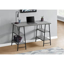 Monarch I 7524 Computer Desk - Grey/Black IMAGE 2