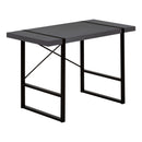 Monarch I 7660 Computer Desk - Modern Grey/Black IMAGE 1