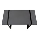 Monarch I 7660 Computer Desk - Modern Grey/Black IMAGE 3