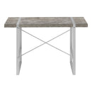 Monarch I 7662 Computer Desk - Grey Conctrete-Look/Silver IMAGE 5