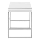 Monarch I 7663 Computer Desk - White/Silver IMAGE 4