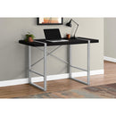 Monarch I 7664 Computer Desk - Black/Silver IMAGE 8