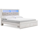 Signature Design by Ashley Altyra B2640 King Bookcase Storage Bed IMAGE 1