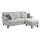 Emerald Home Furnishings Trilogy Fabric 2 pc Sectional U4198-09-09A IMAGE 1