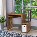 Acme Furniture 92760 Computer Desk - Weathered Oak & Black IMAGE 1