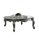 Acme Furniture Picardy 83465 Coffee Table - Antique Platinum IMAGE 1