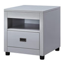Acme Furniture Eleanor 87107 End Table - Dove Grey IMAGE 2