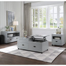 Acme Furniture Eleanor 87107 End Table - Dove Grey IMAGE 4