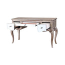 Acme Furniture Esteban 22209 Vanity Desk - Mirrored & Antique Champagne IMAGE 3