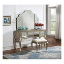 Acme Furniture Esteban 22211 Vanity Stool - Antique Champagne IMAGE 3