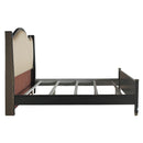 Acme Furniture House Marchese 28900Q Queen Bed - Tan & Tobacco IMAGE 3