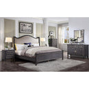 Acme Furniture House Marchese 28900Q Queen Bed - Tan & Tobacco IMAGE 7