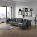 Acme Furniture Duzzy 50485 Reversible Adjustable Sectional Sofa IMAGE 7