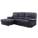 Acme Furniture Trifora 51605 Reclining Storage Sectional Sofa IMAGE 2