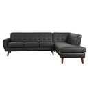 Acme Furniture Essick II 53040 Sectional Sofa - Black IMAGE 3