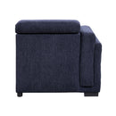 Acme Furniture Nekoda 55520 Storage Sleeper Sectional Sofa & Ottoman - Navy Blue IMAGE 10