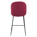Zuo Miles 101745 Counter Stool - Red IMAGE 4