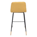 Zuo Var 101894 Counter Stool - Yellow IMAGE 4