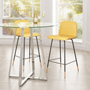 Zuo Var 101894 Counter Stool - Yellow IMAGE 8