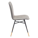 Zuo Var 101893 Dining Chair - Grey IMAGE 2