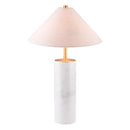 Zuo Ciara 56100 Table Lamp - Beige & White IMAGE 2