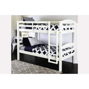 Titus Furniture T2508W 39"/39" Bunk Bed (White) IMAGE 1