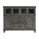 Intercon Furniture Foundry FR-HO-5846-PEW-C Sliding Door Cabinet IMAGE 2