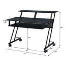 Acme Furniture Suitor 92900 Music Recording Studio Desk IMAGE 7