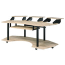 Acme Furniture Eleazar 92897 83" Music Desk - Natural IMAGE 2