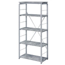 Acme Furniture Jurgen 92907 Bookshelf - Faux Concrete IMAGE 2
