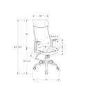 Monarch I 7325 Office Chair - Black/Dark Grey Fabric IMAGE 11