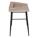 Monarch I 7536 Computer Desk - Dark Taupe/Black Metal IMAGE 4