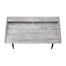 Monarch I 7541 Computer Desk - Grey/Black Metal IMAGE 3