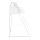 Monarch I 7545 Computer Desk - White/White Metal IMAGE 3