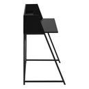 Monarch I 7547 Computer Desk - Black/Black Metal IMAGE 3