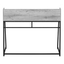 Monarch I 7551 Computer Desk - Grey/Black Metal IMAGE 4