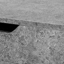 Monarch I 7559 Computer Desk - Gray Stone-Look/Black Metal IMAGE 6