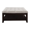Acme Furniture Aizen 96562 Ottoman - Beige IMAGE 2